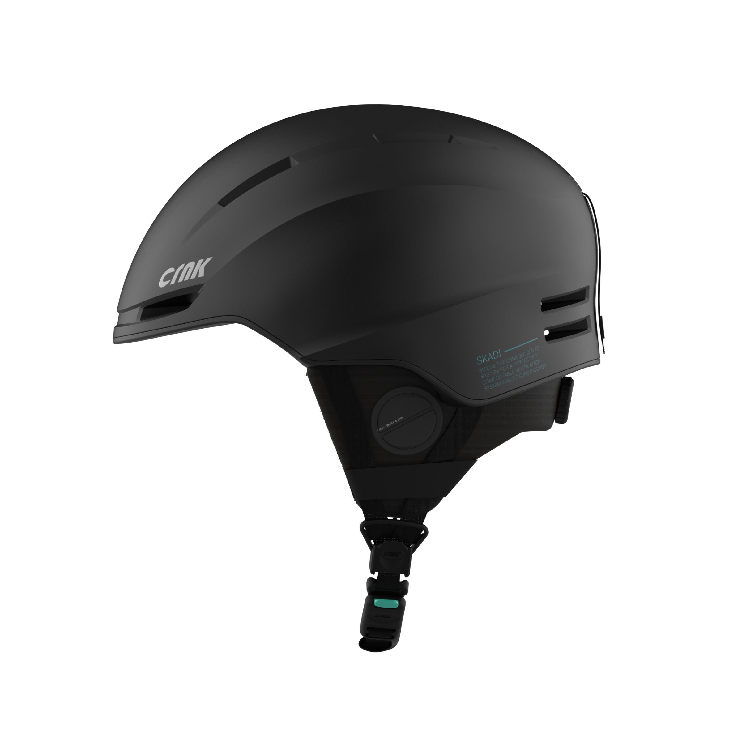 Skadi Alpha Bluetooth Ski Helmet - Unisex - With Speakers and Microphone -  Black