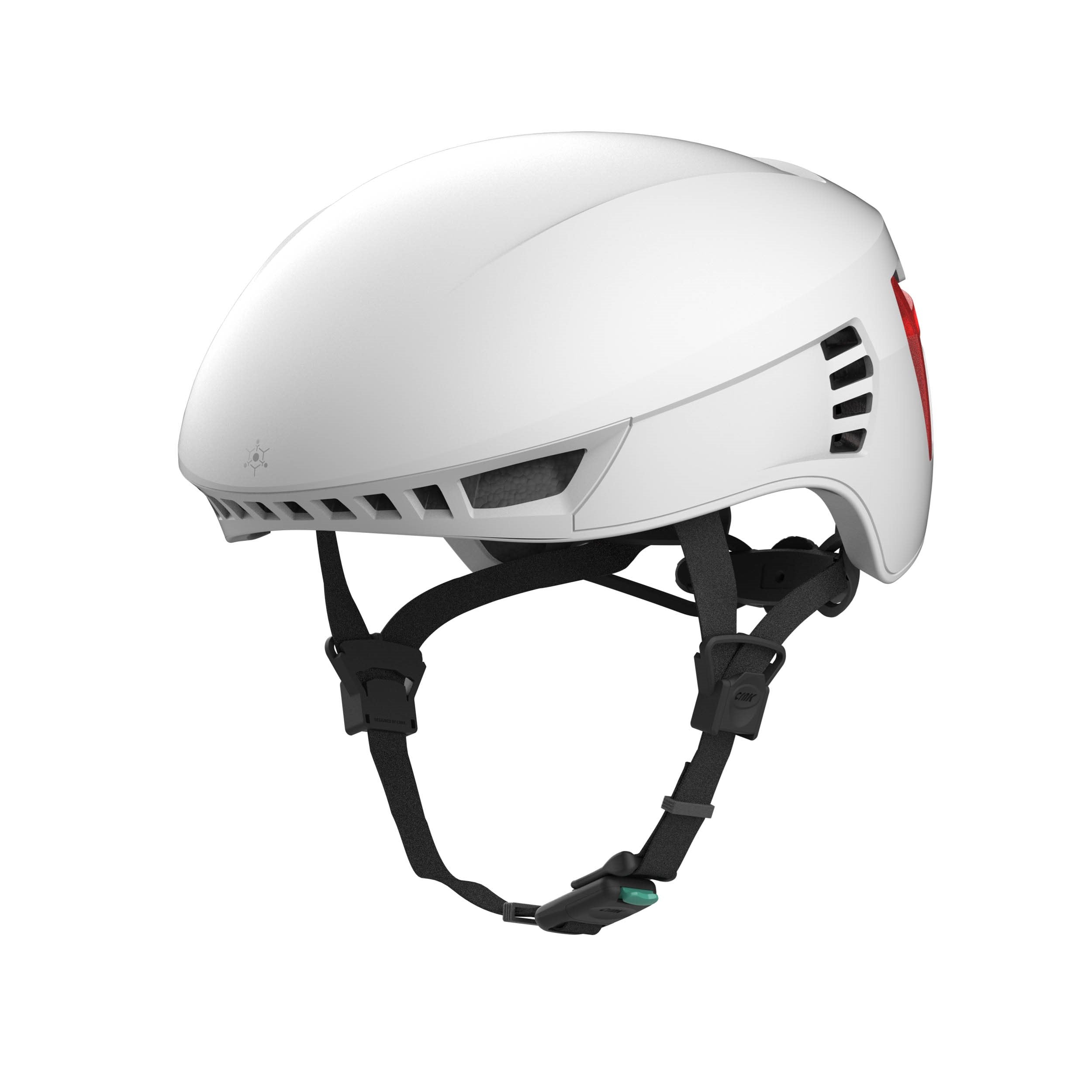 Genetic Alpha Bluetooth Bike Helmet – LED Lighting – Unisex – White
