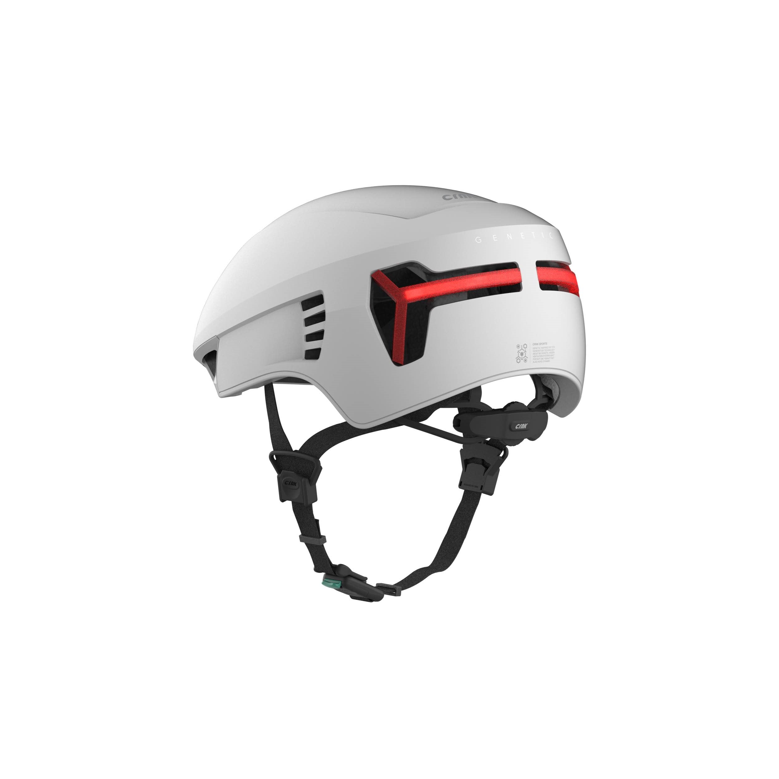 alpha sport motorcycle helmet Genetic Alpha Bluetooth Bike Helmet – LED Lighting – Unisex – White – CRNK.EU