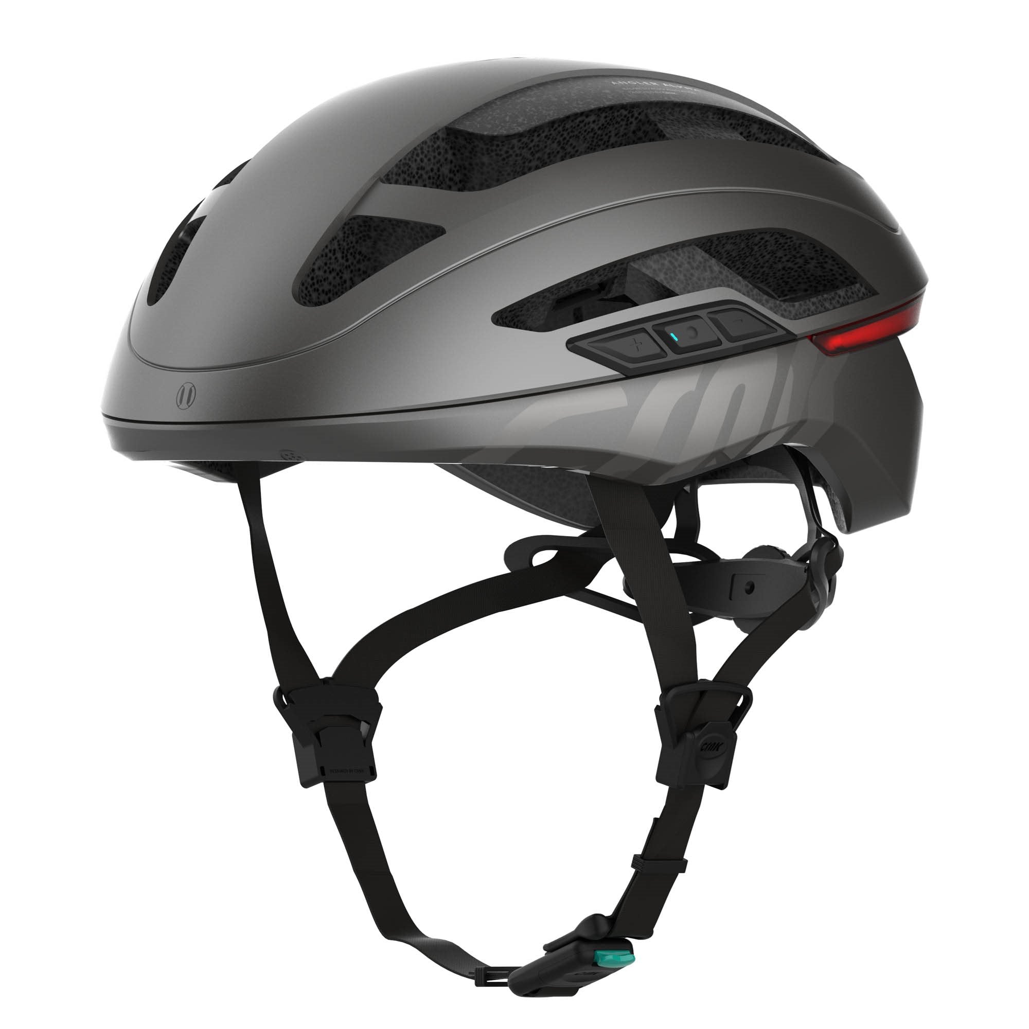 Angler Alpha Bluetooth Bike Helmet – LED Lighting – Turn Signal - Unisex – Black