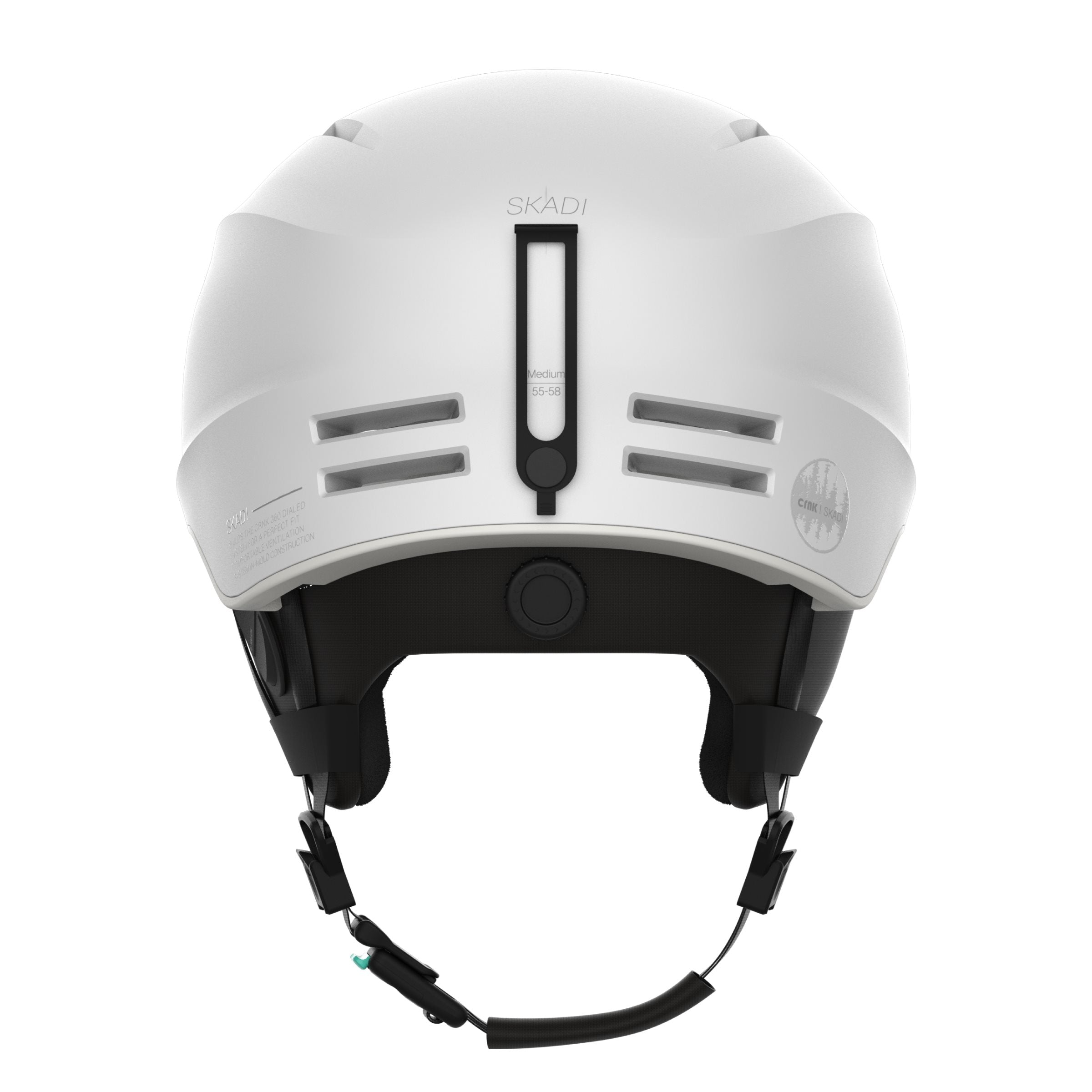 Skadi Alpha Bluetooth Ski Helmet - Unisex - With Speakers and Microphone -  White